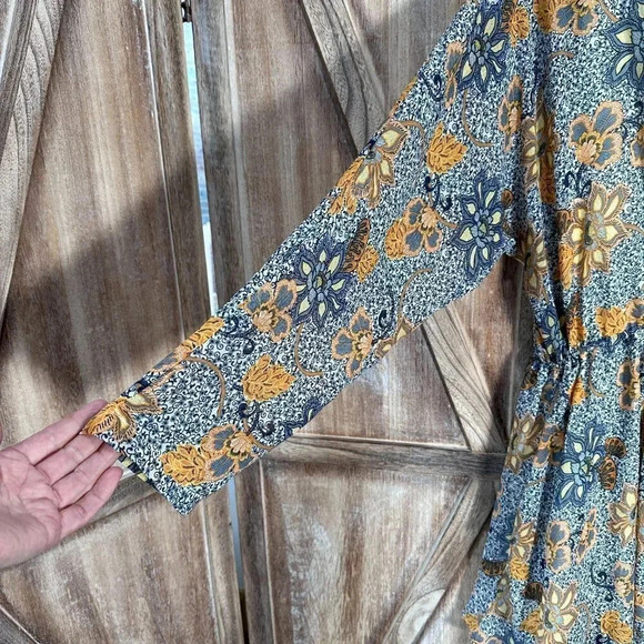 Free People Teegan Mini Dress in Sky Combo - Picture 8 of 10